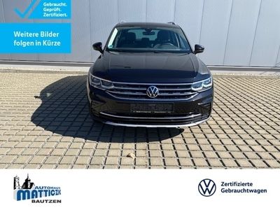 Keine angabe schwarz (deep black perleffekt) metallic Gebraucht 2020 VW Tiguan Elegance SUV | 36.788 €