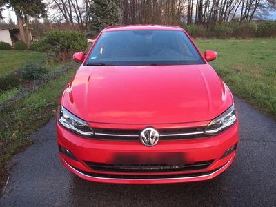 Gebraucht VW Polo Highline 90 PS (66 kW) 2018 Rot Kleinwagen