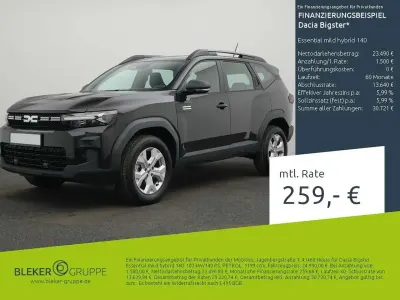 Neu Dacia Bigster Essentiel 140 PS (102 kW) 2026 Schwarz SUV