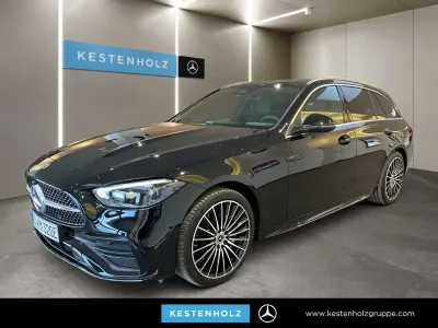 Gebraucht Mercedes C300e AMG 313 PS (230 kW) 2026 Obsidianschwarz Kombi