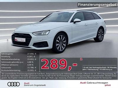 Gletscherweiß metallic Gebraucht 2023 Audi A4 Advanced Plus Kombi | 27.450 € (Fairer Preis)