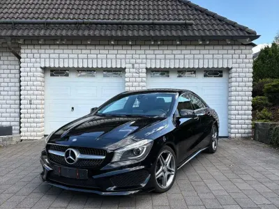 Brugt Mercedes CLA200 AMG line 156 HK (114 kW) 2015 Sort Coupe