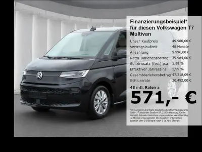 Gebraucht VW Multivan 150 PS (110 kW) 2023 Schwarz Van / Kleinbus