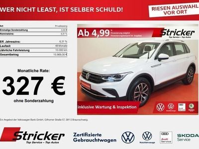 gebraucht VW Tiguan °°Life 1.5TSI DSG 327,-ohne Anzahlung Nav