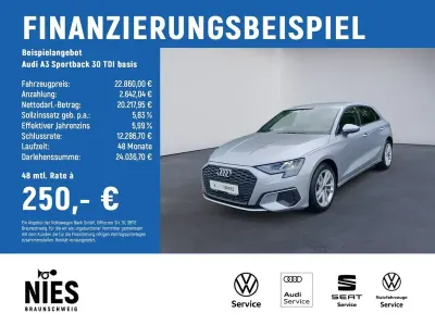 Gebraucht Audi A3 Basis 116 PS (85 kW) 2023 Silber Limousine