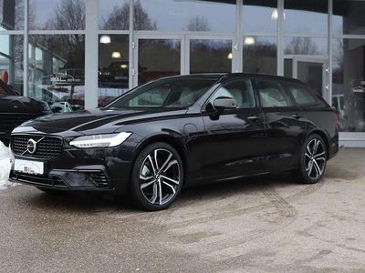 Gebraucht Volvo V90 R-Design 392 PS (288 kW) 2021 Onyx black / metallic Kombi