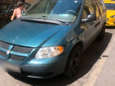 Gebraucht Chrysler Voyager 2001 Blau Van / Kleinbus
