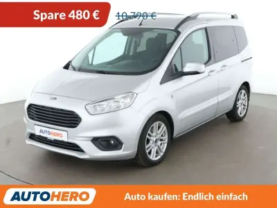 Gebraucht Ford Tourneo Courier Titanium 101 PS (74 kW) 2019 Grau Van / Kleinbus