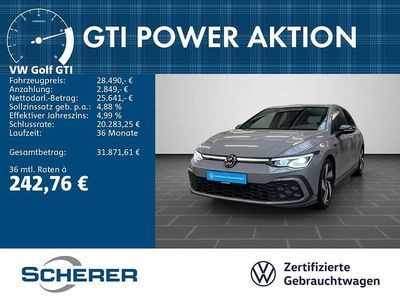 Gebraucht VW Golf VIII GTI 245 PS (180 kW) 2022 Mondsteingrau Limousine