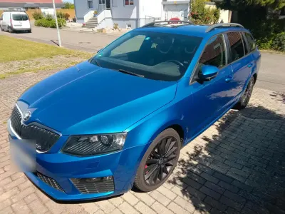 Gebraucht Skoda Octavia vRS 185 PS (136 kW) 2015 Blau Kombi