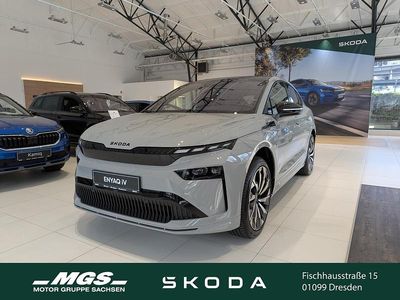 Stahlgrau Gebraucht 2025 Skoda Enyaq iV SportLine SUV | 53.890 € (Etwas zu teuer)