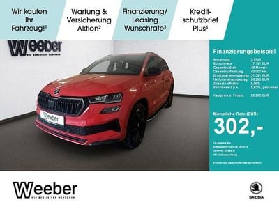 Velvetrot (metallic) Gebraucht 2022 Skoda Karoq SportLine SUV | 26.290 € (Superpreis)