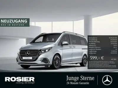 Gebraucht Mercedes V300 Avantgarde 237 PS (174 kW) 2025 Hightechsilber Van / Kleinbus