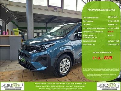 Neu Peugeot Rifter Allure 131 PS (96 kW) 2026 Blau Van / Kleinbus