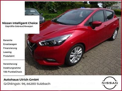 Usata Nissan Micra N-Way 92 CV (67 kW) 2022 Rosso Utilitaria