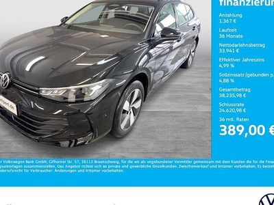 Neu VW Passat Basis 150 PS (110 kW) 2025 Schwarz Kombi