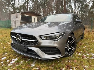 Grau Gebraucht 2021 Mercedes CLA200 Shooting Brake AMG line Kombi | 19.900 € (Etwas zu teuer)