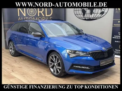 Gebraucht Skoda Superb SportLine 200 PS (147 kW) 2023 Raceblau metallic (metallic) Kombi