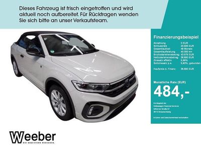 Usata VW T-Roc Cabriolet R-line 150 CV (110 kW) 2025 Grigio Cabrio