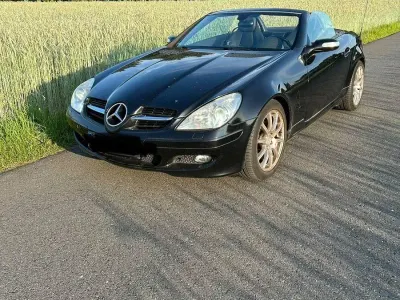 Gebraucht Mercedes SLK200 163 PS (119 kW) 2005 Schwarz Cabrio