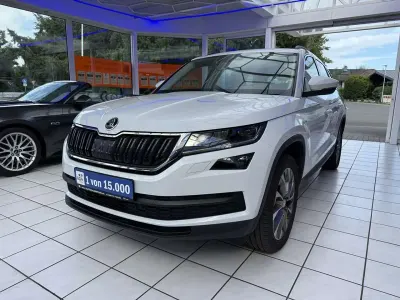 Gebraucht Skoda Kodiaq Clever 150 PS (110 kW) 2021 Weiß SUV