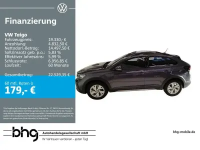 Gebraucht VW Taigo Life 95 PS (69 kW) 2025 Grau SUV