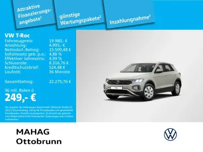 Gebraucht VW T-Roc Basis 110 PS (80 kW) 2024 Grau SUV