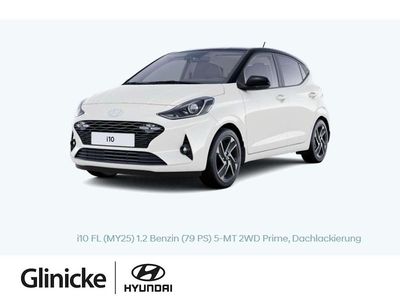 Atlas white/ phantom black / s Neu 2025 Hyundai i10 Prime Kleinwagen | 20.190 € (Etwas zu teuer)