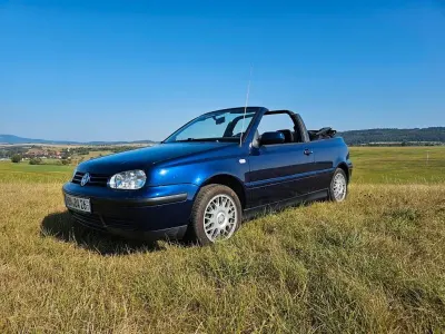 Gebraucht VW Golf Cabriolet Trendline 75 PS (55 kW) 1998 Blau Cabrio