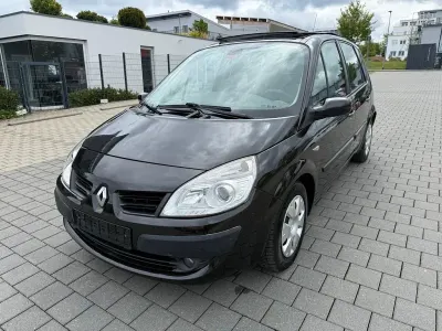 Gebraucht Renault Scénic II Avantage 111 PS (81 kW) 2008 Schwarz Van / Kleinbus