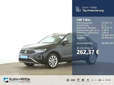 Second-hand VW T-Roc Life 150 CP (110 kW) 2025 Negru SUV