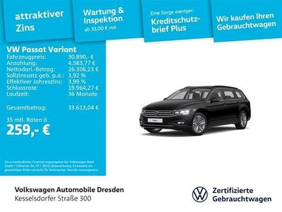 Gebraucht VW Passat Business 200 PS (147 kW) 2023 Schwarz Kombi