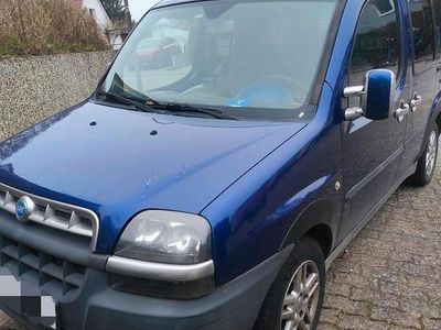 Gebraucht Fiat Doblò 102 PS (75 kW) 2003 Blau Van / Kleinbus