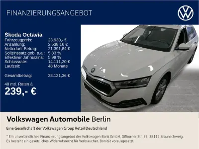 Gebraucht Skoda Octavia Style 116 PS (85 kW) 2024 Weiß Kombi