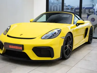 Occasion Porsche 718 Spyder Chrono 420 PK (308 kW) 2023 Geel Cabriolet