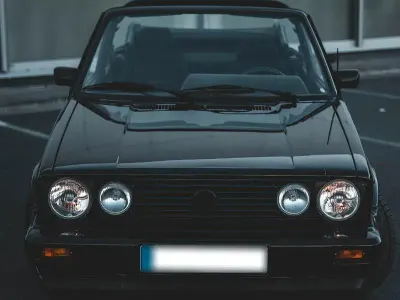 Brugt VW Golf Cabriolet Sportline 98 HK (72 kW) 1991 Sort Cabriolet