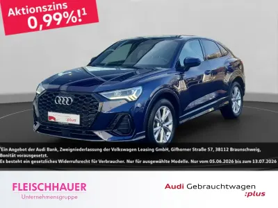 Gebraucht Audi Q3 Sportback S-Line 150 PS (110 kW) 2025 Blau SUV