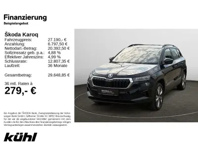 Gebraucht Skoda Karoq Style 150 PS (110 kW) 2023 Schwarzmagic perleffekt SUV