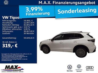 Weiß Gebraucht 2025 VW Tiguan R-line SUV | 54.989 € (Etwas zu teuer)