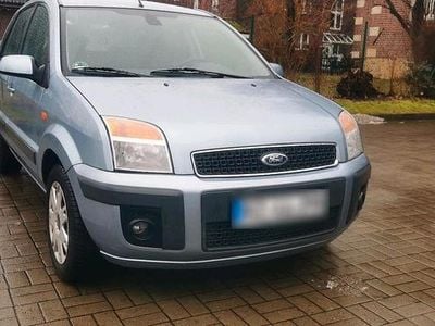 Gebraucht Ford Fusion 100 PS (73 kW) 2007 Blau Kleinwagen