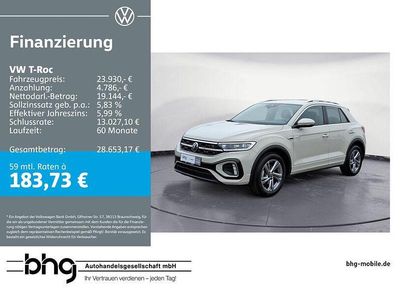 Second-hand VW T-Roc R-line 110 CP (80 kW) 2024 Gri SUV