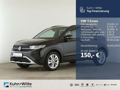 Schwarz Gebraucht 2025 VW T-Cross Goal SUV | 23.620 € (Guter Preis)