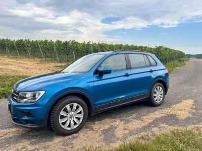 Gebraucht VW Tiguan Trendline 125 PS (91 kW) 2018 Blau SUV