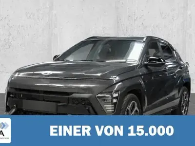 Gebraucht Hyundai Kona N Line 199 PS (146 kW) 2023 Grau metallic SUV