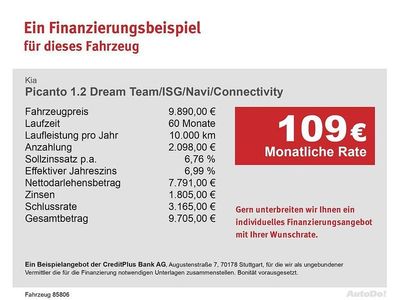 Rot Gebraucht 2018 Kia Picanto DREAM-TEAM Edition Kleinwagen | 9.890 € (Fairer Preis)