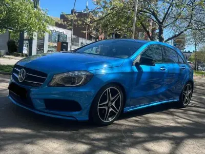 Brugt Mercedes A180 AMG line 122 HK (89 kW) 2013 Blå Sedan