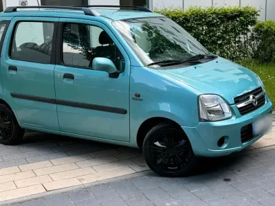 Używany Opel Agila 2003 Zielony Minivan