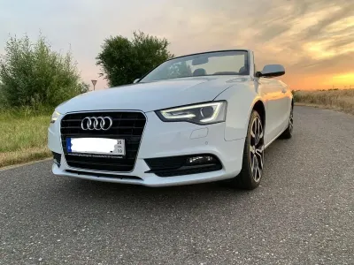 Gebraucht Audi A5 Cabriolet S-Line 177 PS (130 kW) 2013 Weiß Cabrio