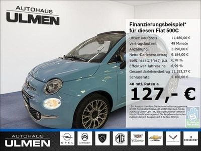 Gebraucht Fiat 500C 69 PS (50 kW) 2016 Blau Cabrio