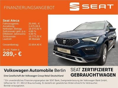 Gebraucht Seat Ateca Xperience 150 PS (110 kW) 2022 Blau SUV